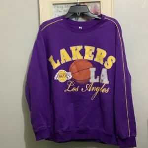NBA Lakers Purple and Gold Sweatshirt